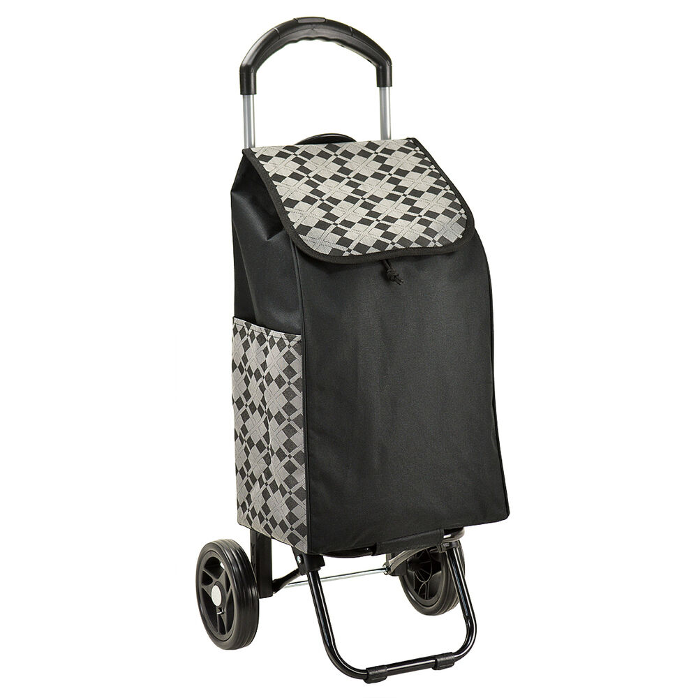 BACKYARD FAMILY「ショッピングカート おしゃれ 通販 2輪 折りたたみ 大容量 キャスター付き ショッピングバッグ」|その他|ブラック3