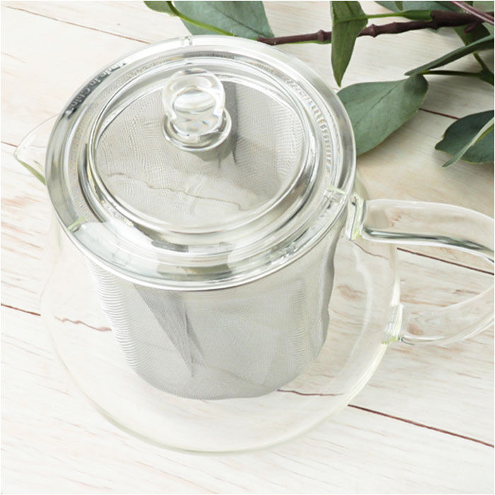 BACKYARD FAMILY「ハリオ ティーポット 透明 通販 HARIO CHC-45T リーフティーポット クリア」|食器・キッチングッズ|