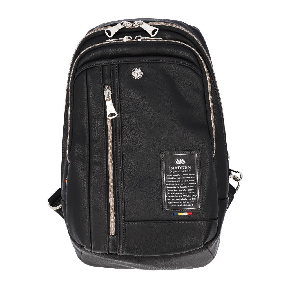 BACKYARD FAMILY「大きめ ボディバッグ メンズ 通販 ボディバック ワンショルダーバッグ ボディーバッグ」|その他|ブラック1