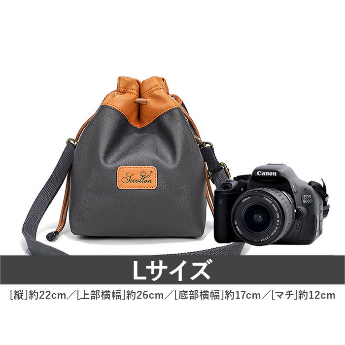 BACKYARD FAMILY「カメラバッグ カメラポーチ カメラケース 巾着 ミニ 通販 巾着バッグ 巾着バック 巾着ポーチ」|その他|