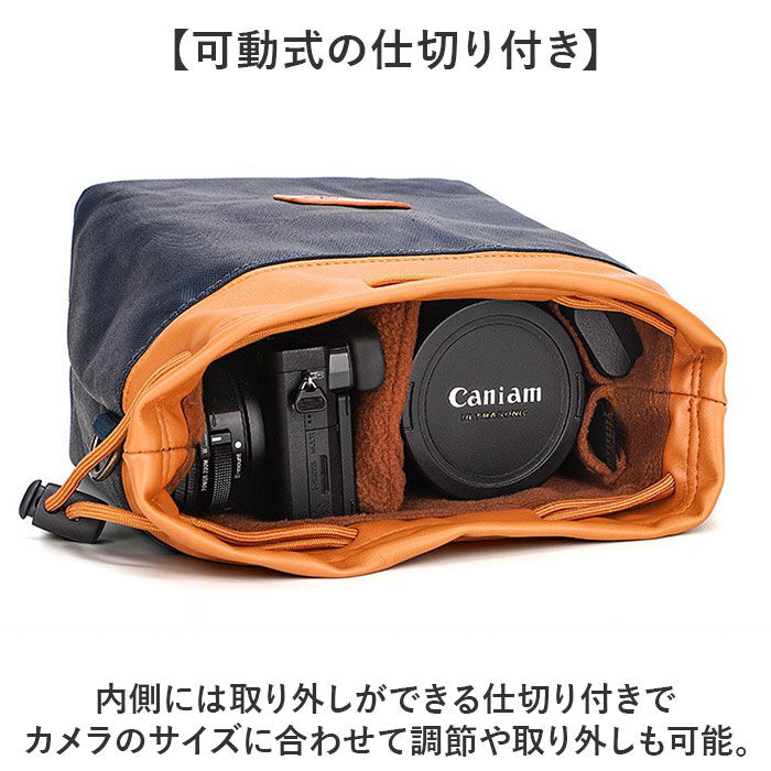 BACKYARD FAMILY「カメラバッグ カメラポーチ カメラケース 巾着 ミニ 通販 巾着バッグ 巾着バック 巾着ポーチ」|その他|
