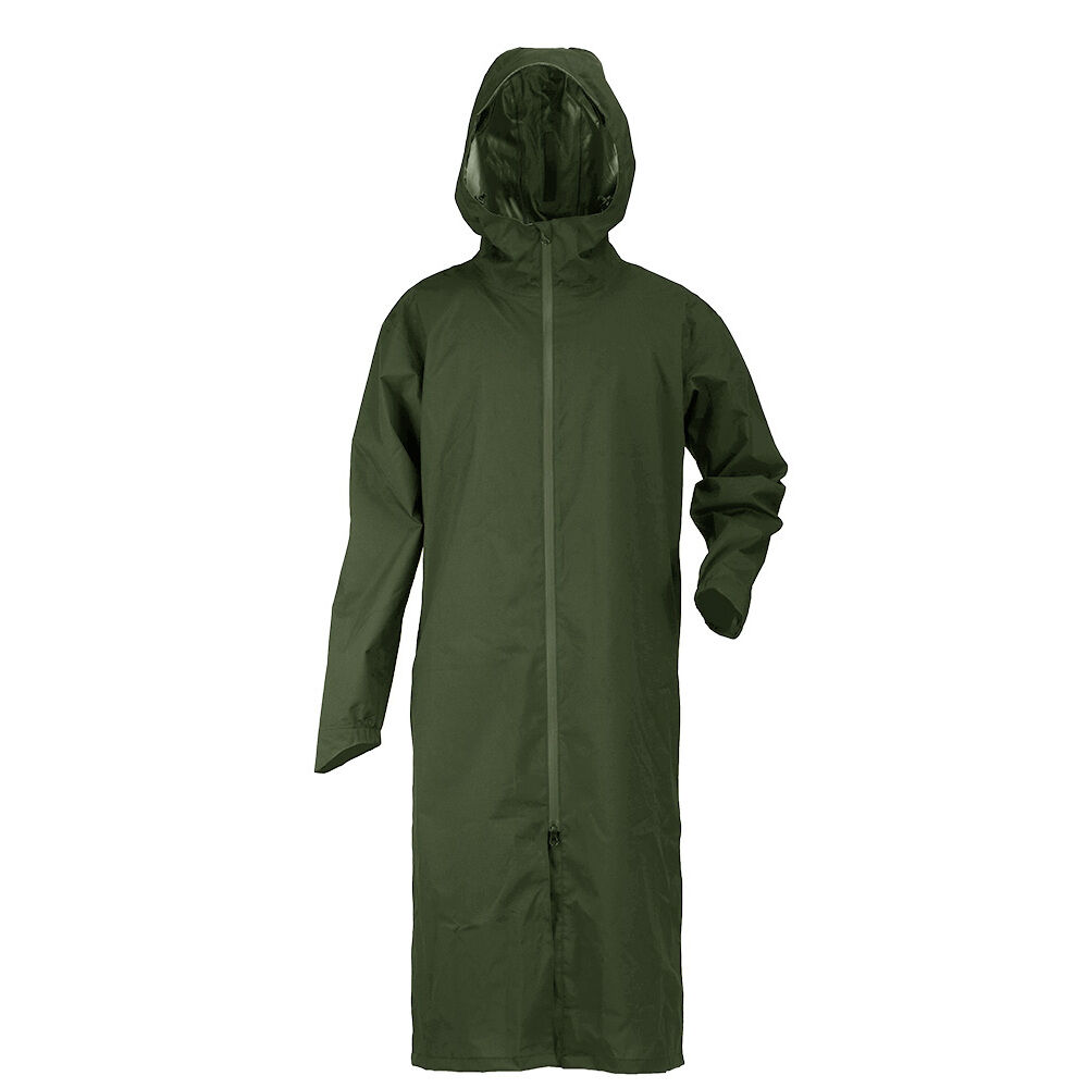 BACKYARD FAMILY「レインコート リュック 通販 レインウェア ロングレインコート ロング丈 雨具 雨合羽 合羽」|レインコート|グリーン1