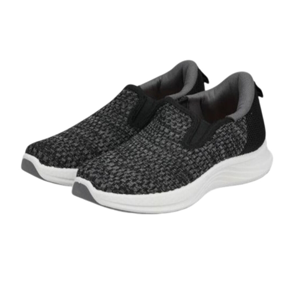 BACKYARD FAMILY「persons スニーカー 通販 パーソンズ スリッポン ニットスニーカー 履きやすい レディース」|スリッポン|ブラック1