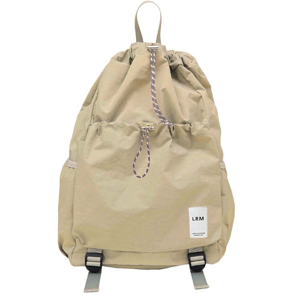 BACKYARD FAMILY「LRM バッグ RK-1172 通販 リュック ドロストバッグ リュックサック デイパック」|リュック|ベージュ1