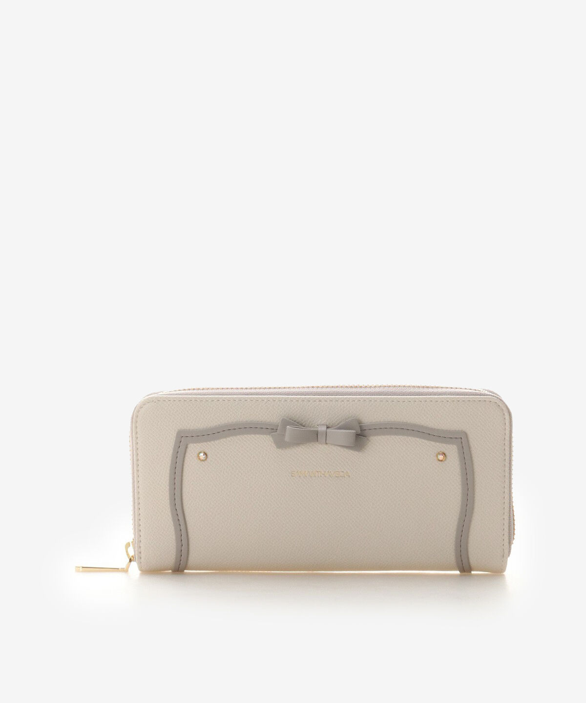 Samantha Vega「ソリッドリボン長財布」|財布|オフホワイト