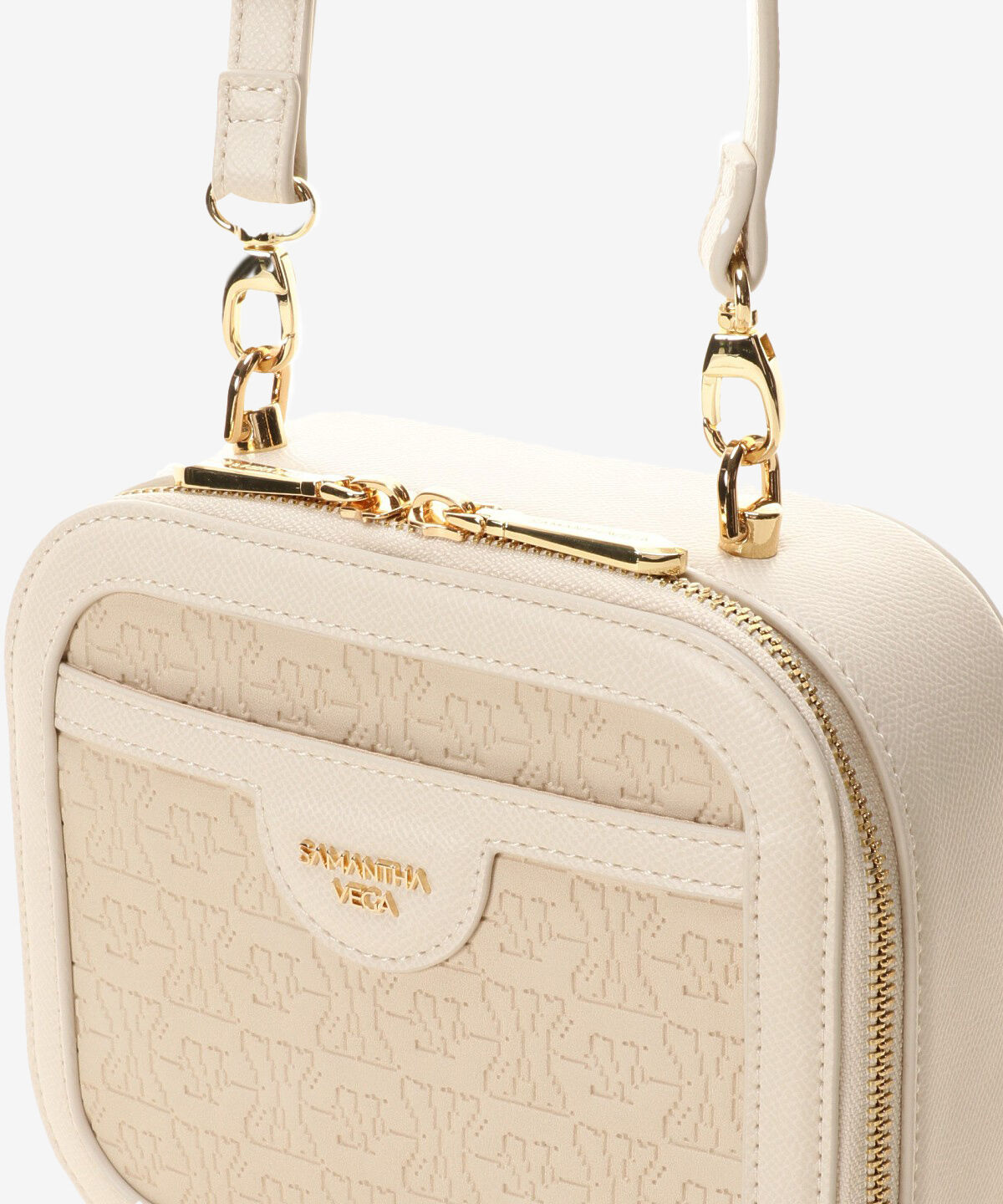 Samantha Vega「ロゴ型押しショルダーバッグ」|ショルダー・メッセンジャー|