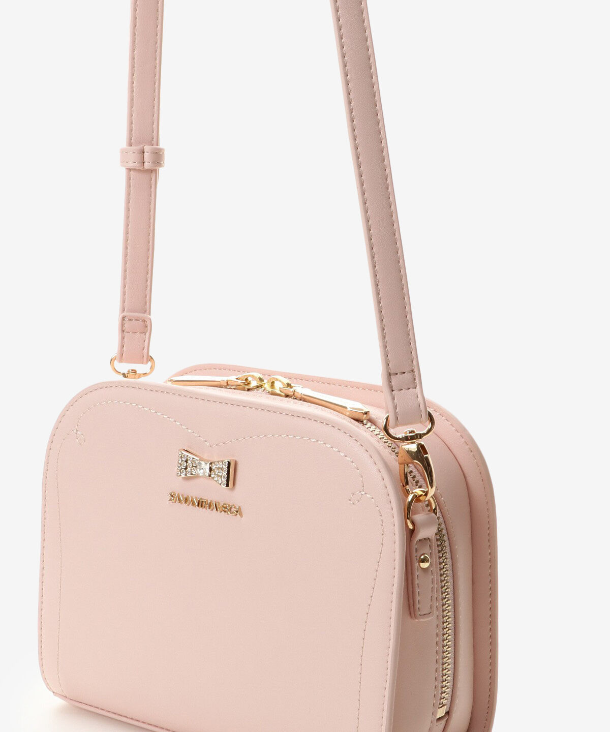 Samantha Vega「ビジューリボンショルダーバック」|ショルダー・メッセンジャー|