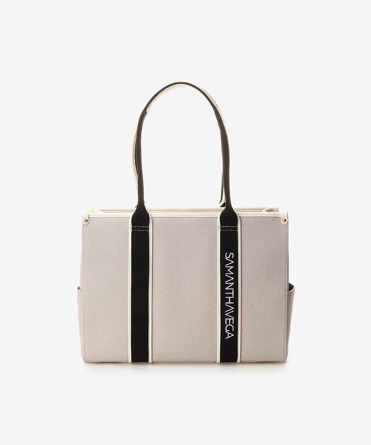 Samantha Vega「ロゴテープキャンバスA4トートバッグ」|トートバッグ|グレー
