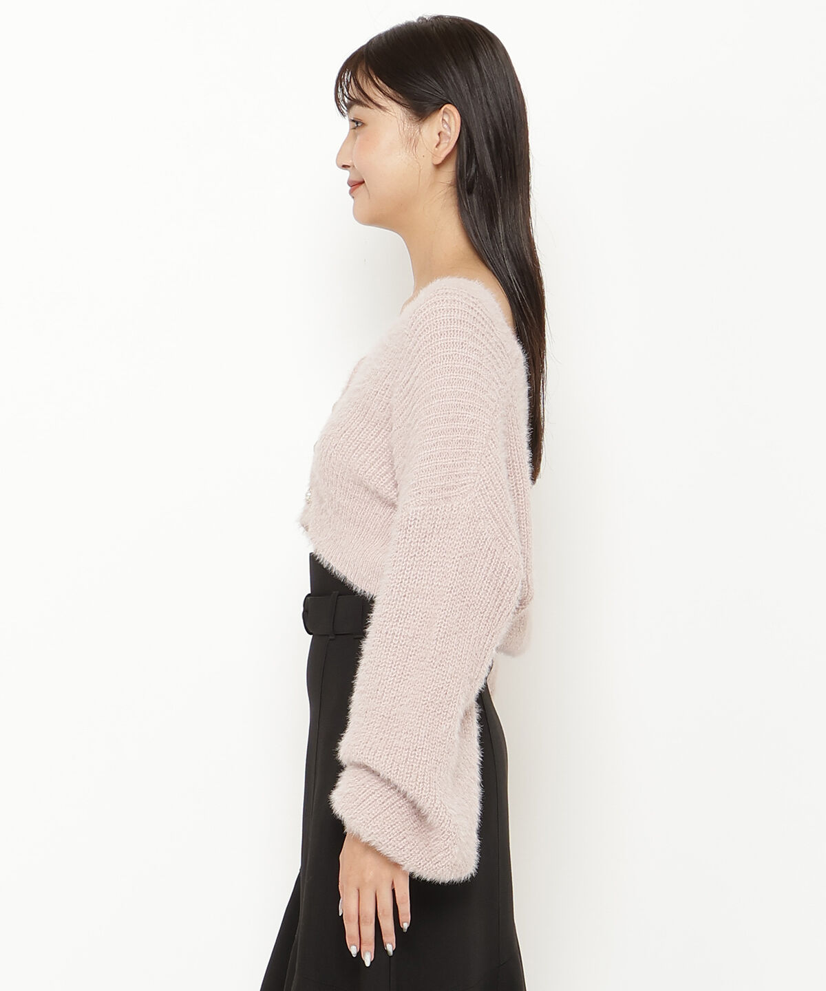 REDYAZEL「フェザーニットカーディガン」|カーディガン|