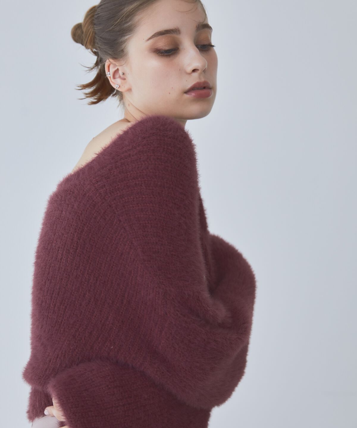 REDYAZEL「フェザーニットカーディガン」|カーディガン|