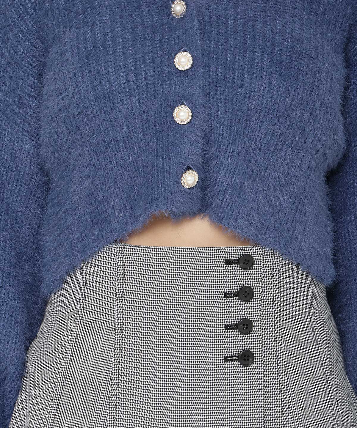 REDYAZEL「フェザーニットカーディガン」|カーディガン|