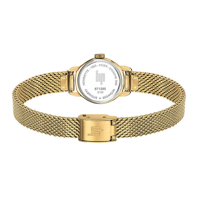 LIP「<LIP (ﾘｯﾌﾟ) >18.5mm ｺﾞｰﾙﾄﾞ ﾒｯｼｭ ｱﾝﾘｴｯﾄ」|腕時計|