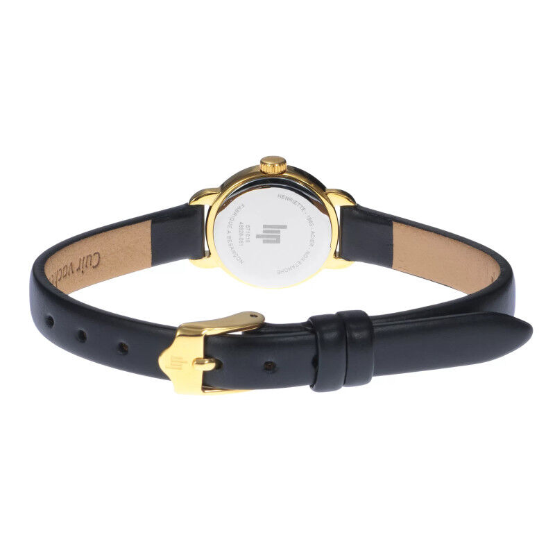 LIP「<LIP (ﾘｯﾌﾟ) > ｱﾝﾘｴｯﾄ ｺﾞｰﾙﾄﾞ ﾌﾞﾗｯｸﾚｻﾞｰ」|腕時計|