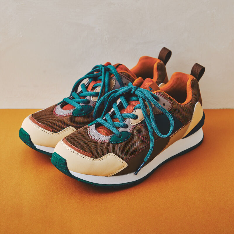 ORiental TRaffic「パッチワークスニーカー/OT3715」|スニーカー|BROWN