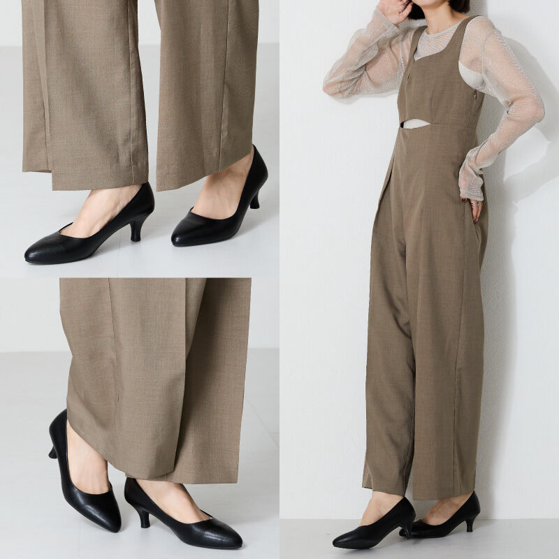 ORiental TRaffic「【WEB限定 / 累計9万足突破】 ミドルヒール パンプス /R-4008  ヒール5.5cm シンプル オフィス クッション」|パンプス|