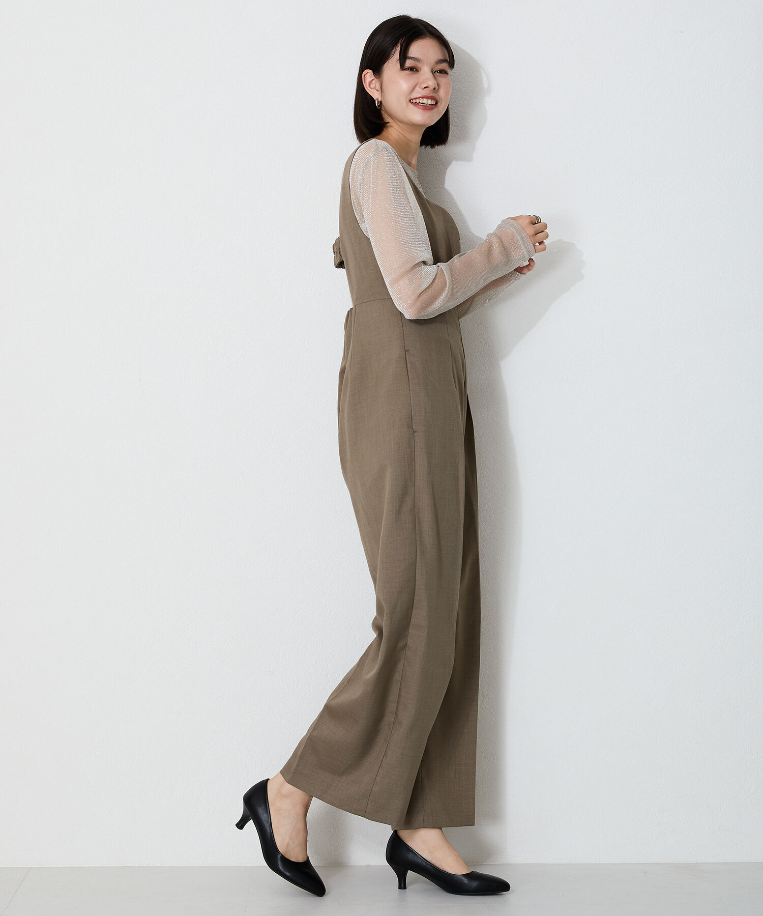 ORiental TRaffic「【WEB限定 / 累計9万足突破】 ミドルヒール パンプス /R-4008  ヒール5.5cm シンプル オフィス クッション」|パンプス|