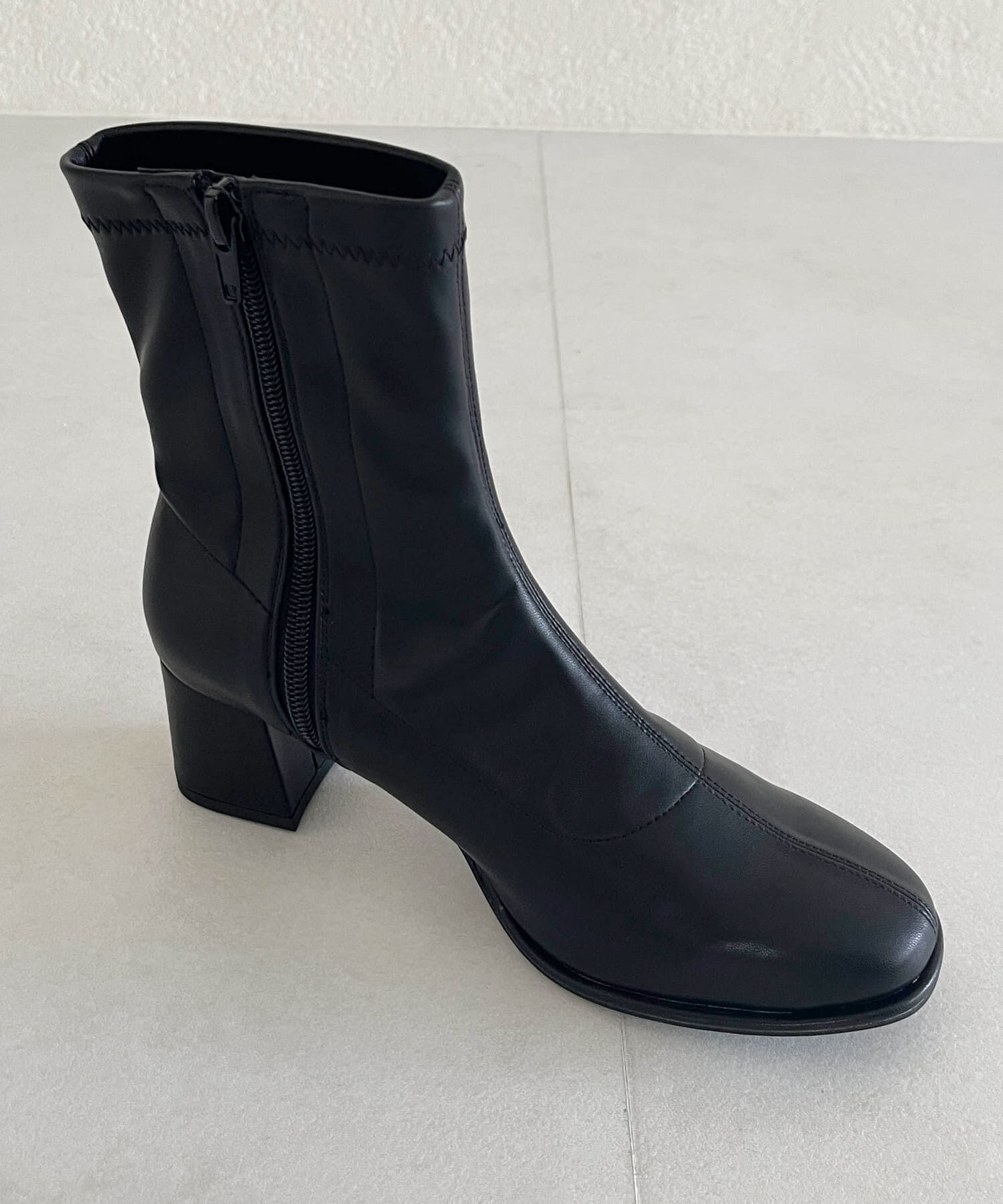 ORiental TRaffic「ラウンドトゥストレッチブーツ/31425」|ショートブーツ|