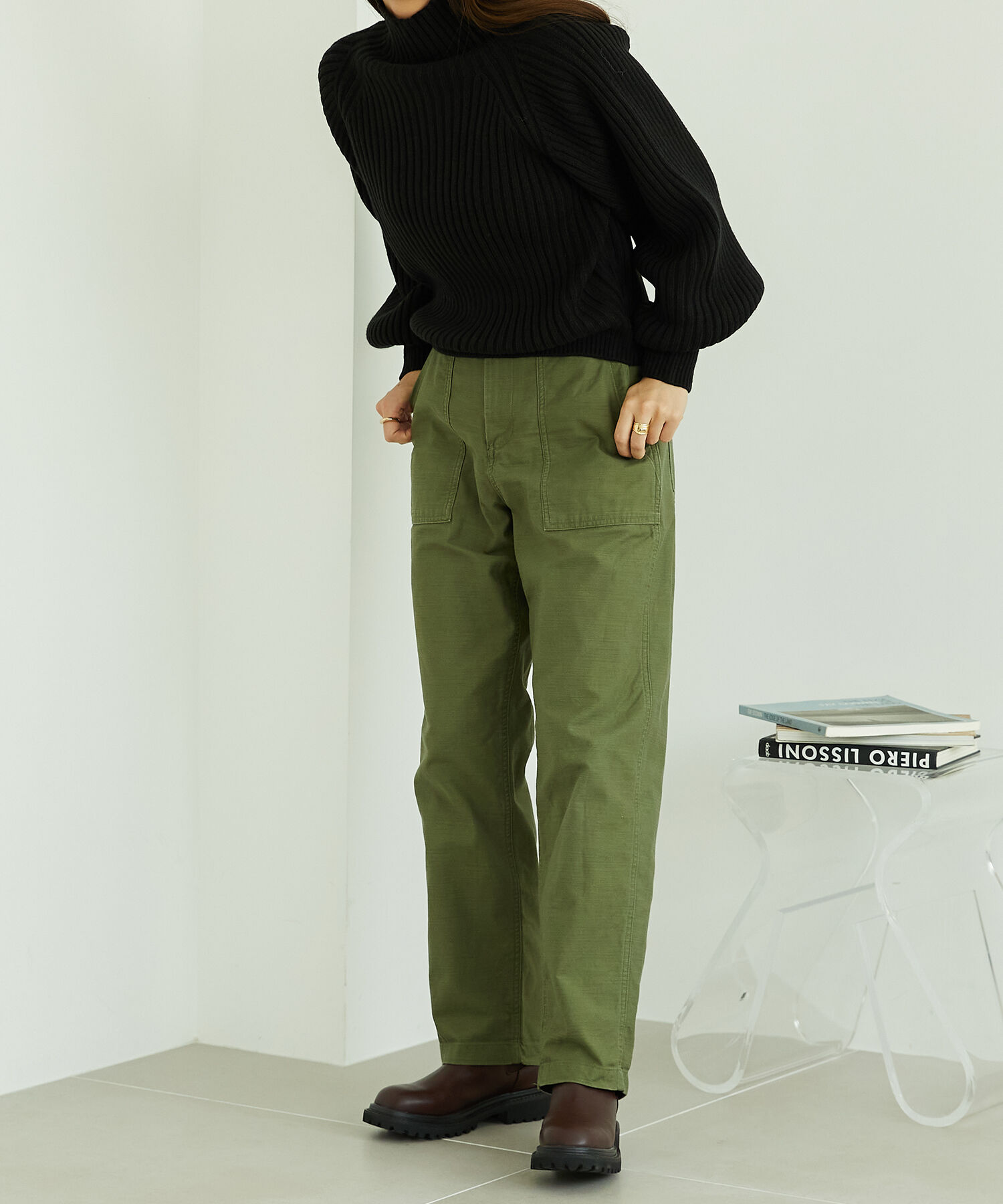 ORiental TRaffic「ハイネックボリュームスリーブニット/MO33N04」|ニット・セーター|