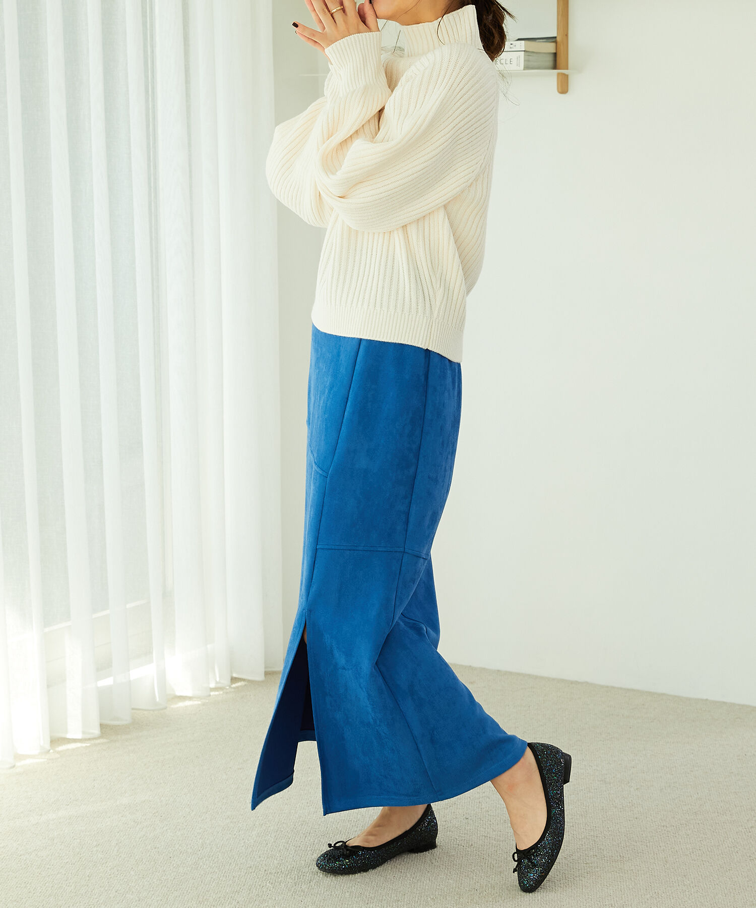 ORiental TRaffic「ハイネックボリュームスリーブニット/MO33N04」|ニット・セーター|