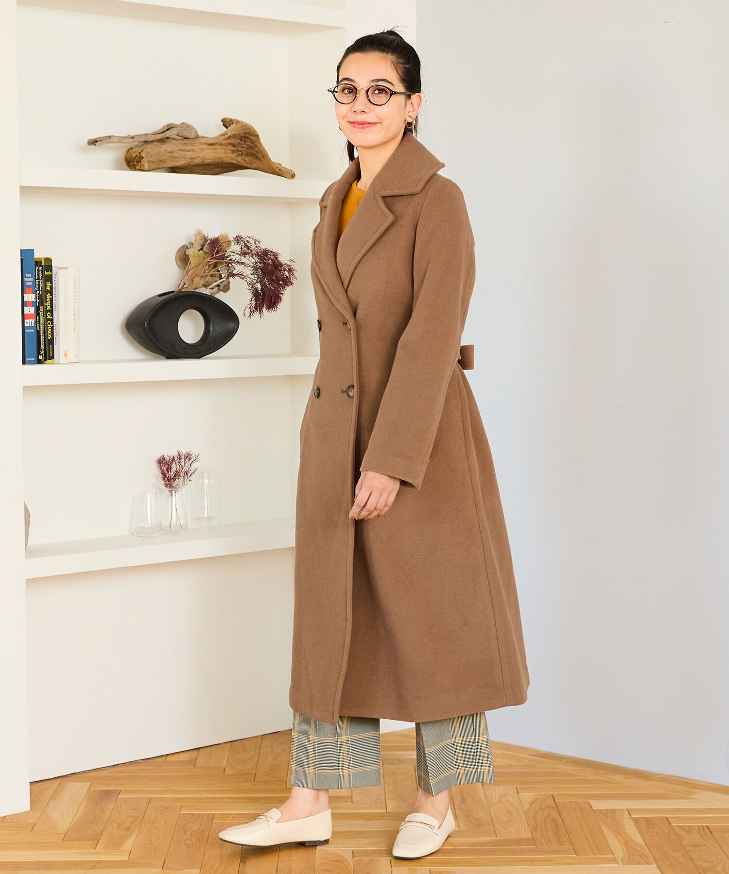 ORiental TRaffic「ダブルボタンコート/MO33C03-2」|ピーコート|