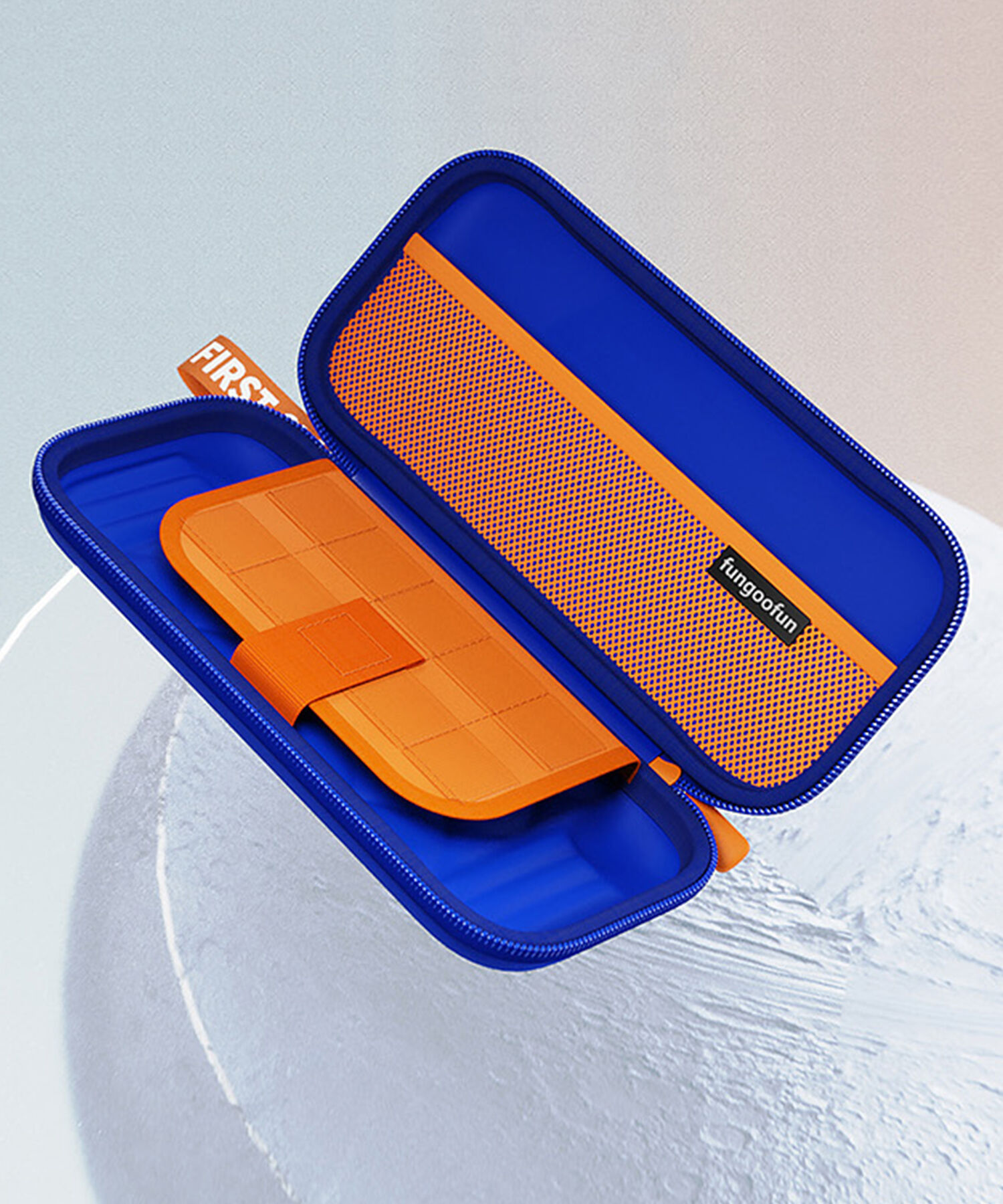 fungoofun「【WEB限定】EVAゲーム機ケース/G-0023」|ハンドバッグ|BLUE