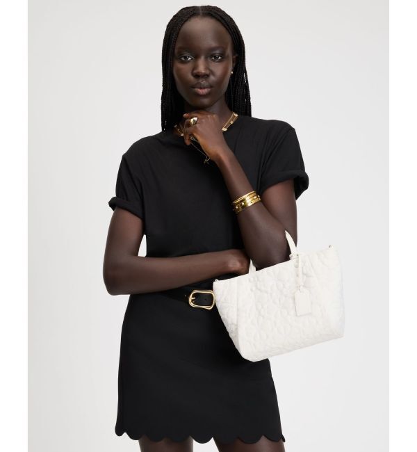 kate spade new york「ティリー キルテッド スモール トート」|ショルダー・メッセンジャー|IVORY