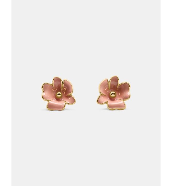 kate spade new york「ゴールデン ブルーム フラワー ピアス」|ピアス|Pink