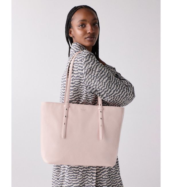 kate spade new york「ドゥー イット オール クリンクル パテント ジップ トート バッグ」|トートバッグ|Pink