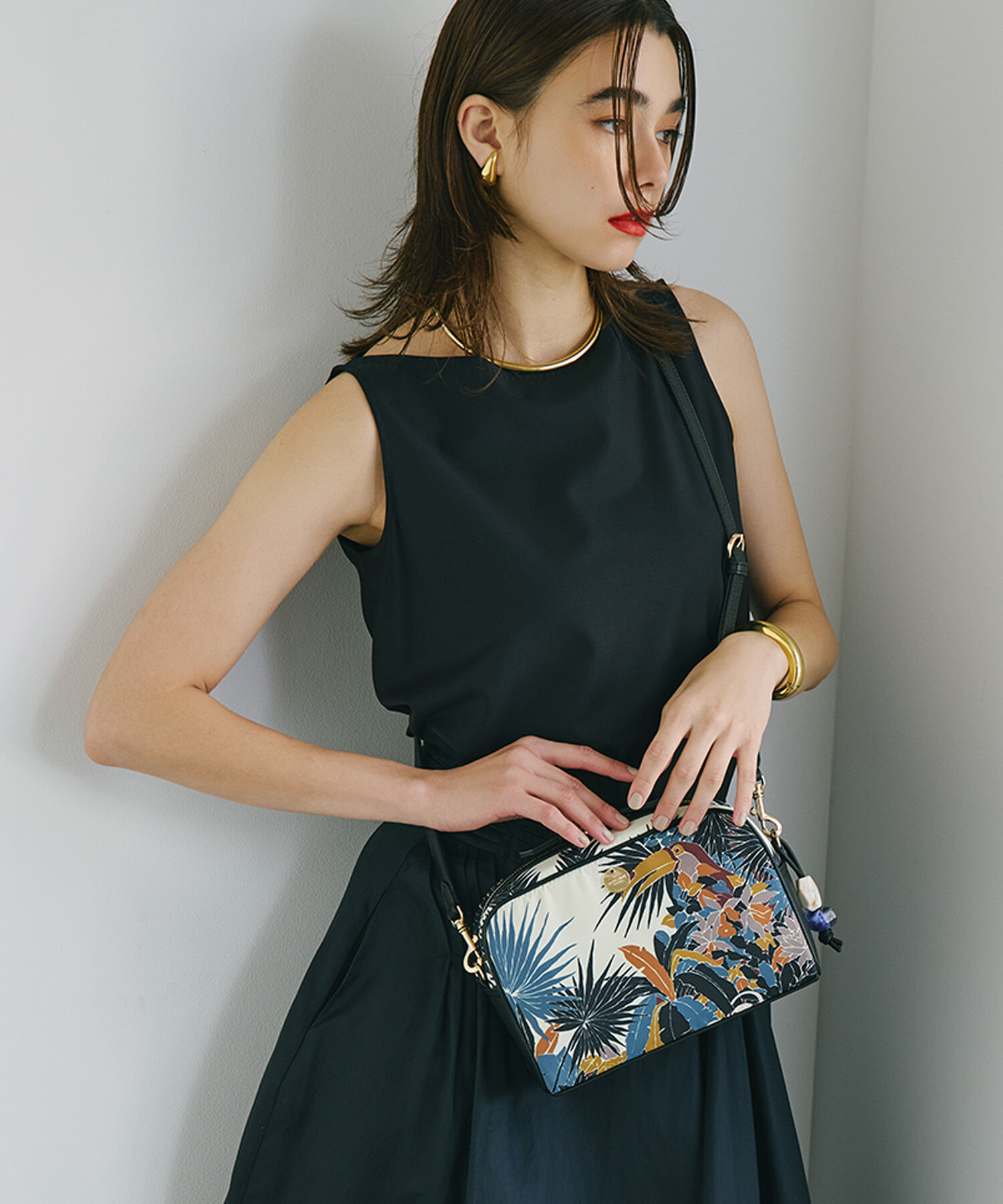 TOPKAPI BREATH「【TREASURE TOPKAPI】マイルドサテン スカーフ柄 ショルダーバッグ」|ショルダー・メッセンジャー|