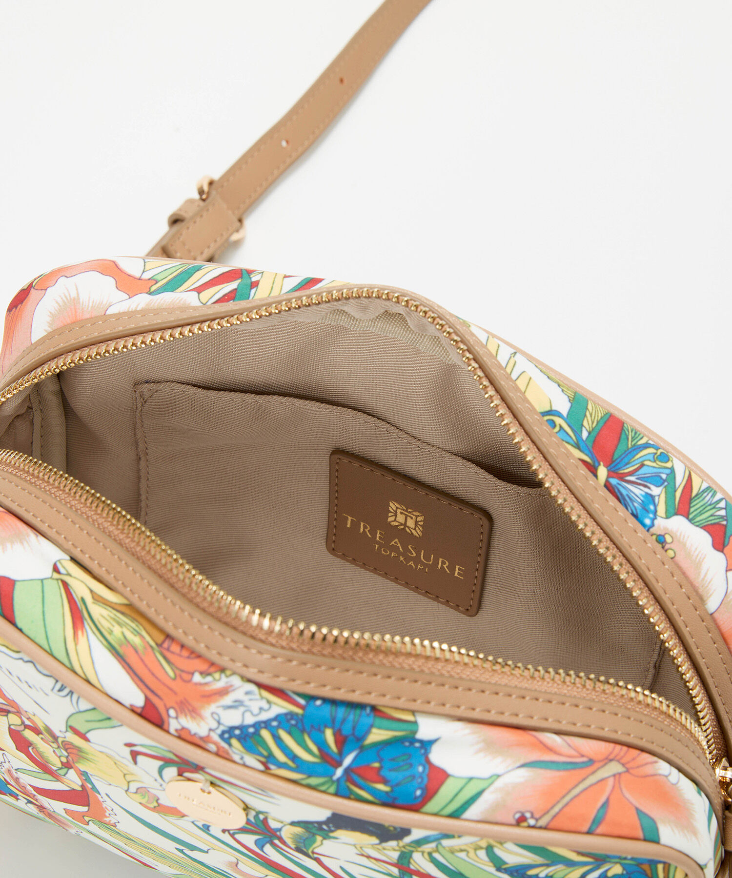 TOPKAPI BREATH「【TREASURE TOPKAPI】マイルドサテン スカーフ柄 ショルダーバッグ」|ショルダー・メッセンジャー|