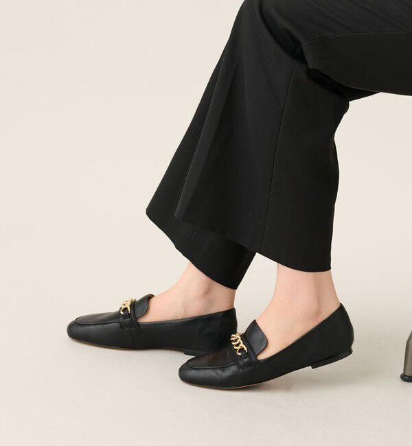 ODETTE E ODILE「チェーンソフトローファー フラット10&uarr;」|ローファー|