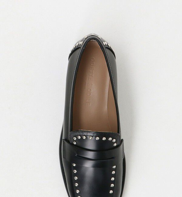 ODETTE E ODILE「スタッズラインローファー フラット20&uarr;」|ローファー|