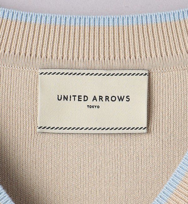 UNITED ARROWS「スムース Vネックニット」|ニット・セーター|