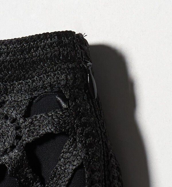 UNITED ARROWS「コード  エンブロイダリー タイトスカート」|スカート|