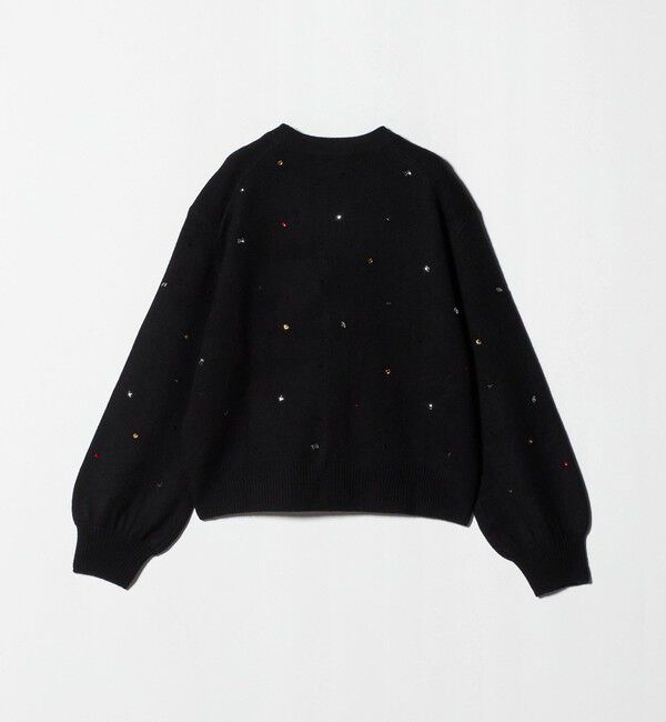 UNITED ARROWS「ラインストーン カーディガン」|カーディガン|