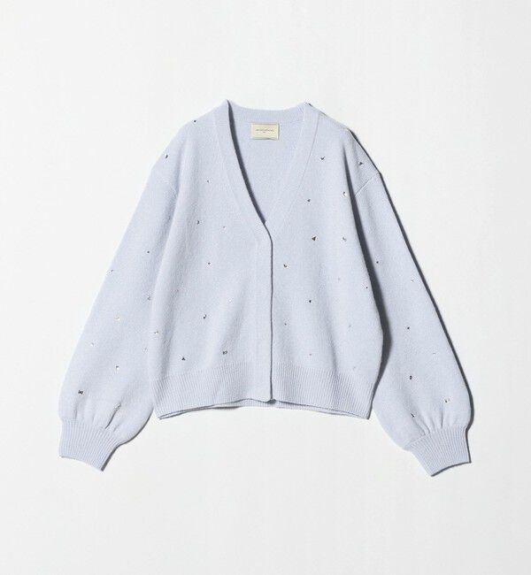 UNITED ARROWS「ラインストーン カーディガン」|カーディガン|