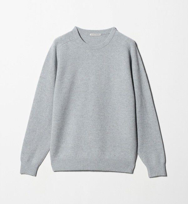 UNITED ARROWS「ウール カシミヤ ミドルゲージ クルーネック ニット」|ニット・セーター|