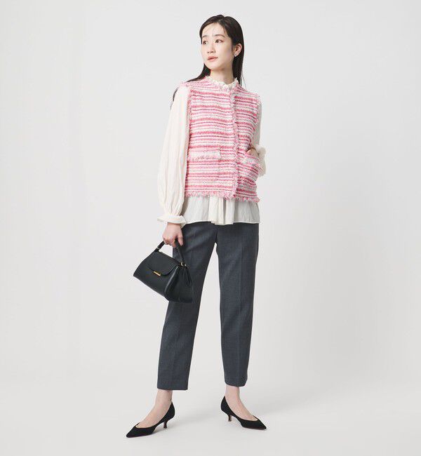 UNITED ARROWS「カラーミックス ツイードライク ベスト」|ベスト・ジレ|