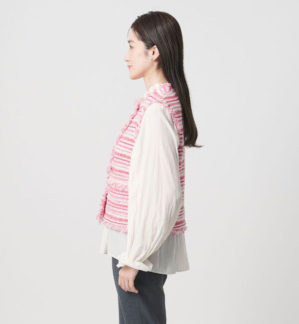 UNITED ARROWS「カラーミックス ツイードライク ベスト」|ベスト・ジレ|