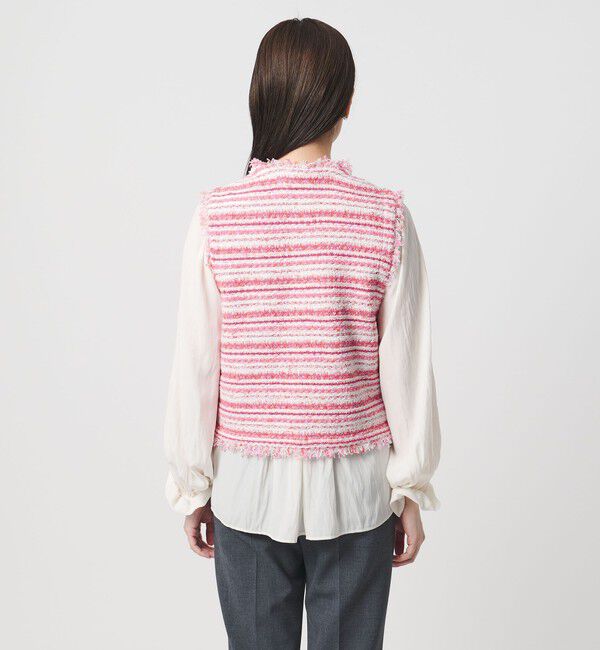 UNITED ARROWS「カラーミックス ツイードライク ベスト」|ベスト・ジレ|