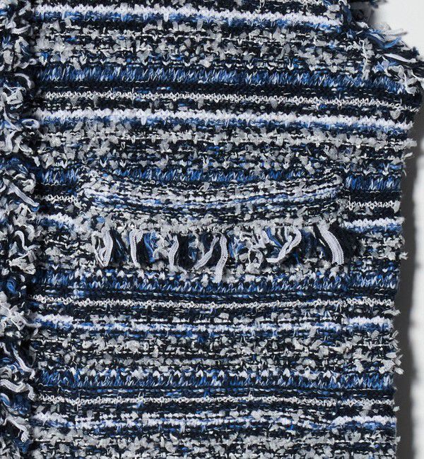 UNITED ARROWS「カラーミックス ツイードライク ベスト」|ベスト・ジレ|