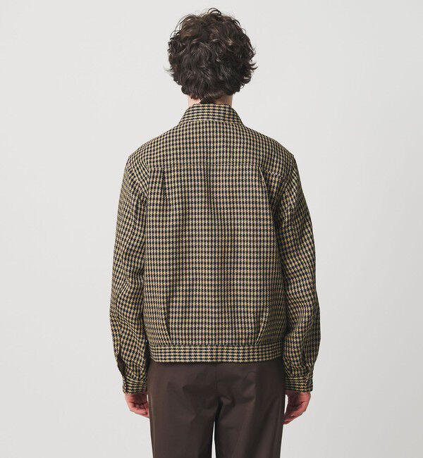 UNITED ARROWS「リネン バスケットツイル モダン トラッカージャケット」|ブルゾン・スタジャン|