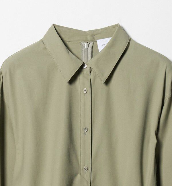 UNITED ARROWS「ドレープ ギャザー ワンピース ‐ウォッシャブル‐」|ワンピース|