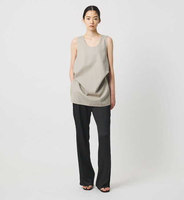 AEWEN MATOPH「＜AEWEN MATOPH＞サテンメローイージーパンツ ‐ ウォッシャブル ‐」|チノ|