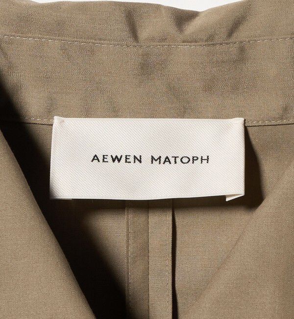 AEWEN MATOPH「＜AEWEN MATOPH＞トレンチライク ワンピースコート ‐ ウォッシャブル ‐」|その他|
