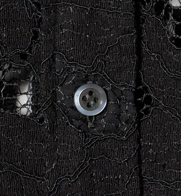 UNITED ARROWS「＜SACRA＞レース シャツブラウス」|シャツ・ブラウス|