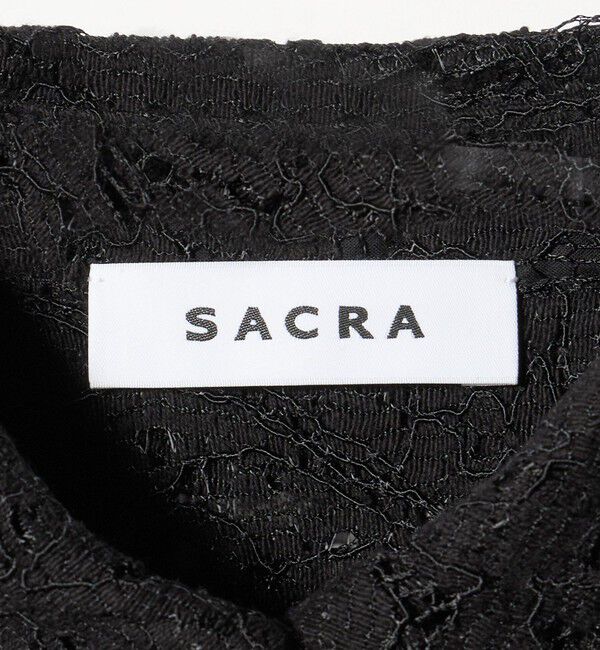 UNITED ARROWS「＜SACRA＞レース シャツブラウス」|シャツ・ブラウス|