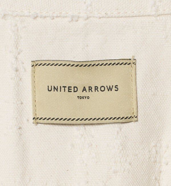 UNITED ARROWS「ジャガード ワーク シャツ ジャケット ‐ウォッシャブル‐」|テーラードジャケット|