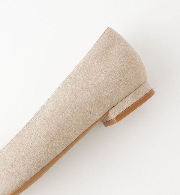 UNITED ARROWS green label relaxing「【WEB限定】ポインテッド キルト フラットシューズ（1.5cmヒール) -撥水-」|パンプス|