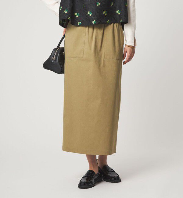 UNITED ARROWS green label relaxing「［size SHORT/TALLあり］オルマイ LI/MIX タイト スカート」|タイト|